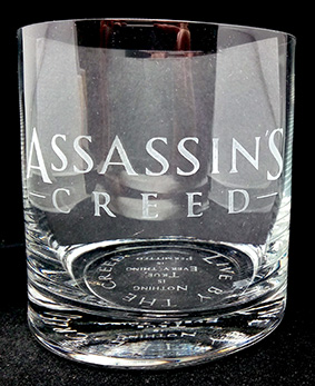 Assassins Creed Crystal Whiskey Glass